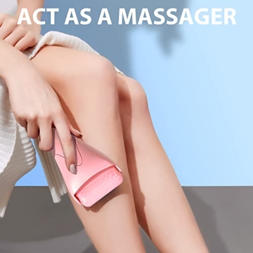 Teenitor Pink Ice Roller for Refreshing Skin Care