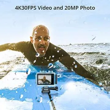 AKASO Brave 6 Plus 4K Action Camera with Voice Control