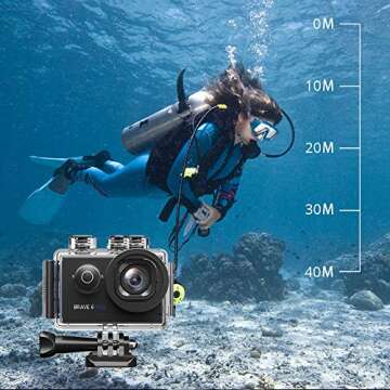 AKASO Brave 6 Plus 4K Action Camera with Voice Control