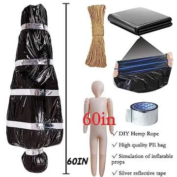 60 Inch Halloween Decorations Corpse Dead Victim Props
