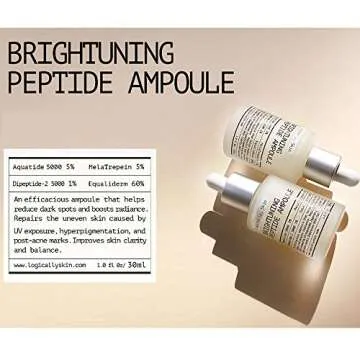 Logically Skin Brightuning Peptide Serum for Radiance and Hydration