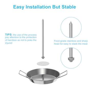 LS'BABQ Multifunctional Skewers - Perfect for Grilling