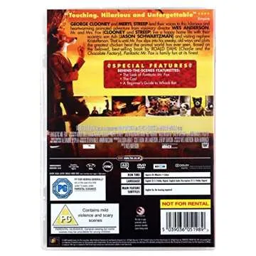 Fantastic Mr. Fox DVD - Family Friendly Animation Masterpiece