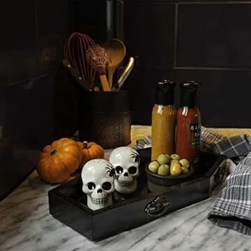 Gothic Coffin Tray Unique Home Decor for Spooky Touch