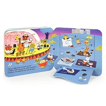 Peek-a-Flap Words Board Book for Kids Ages 1-5