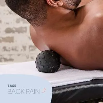 LifePro 4-Speed Vibrating Massage Ball Roller- Revolutionary Lacrosse Ball Deep Tissue Trigger Point Therapy - Massage Ball for Plantar Fasciitis, Yoga Therapy, Mobility, Myofascial Release Ball