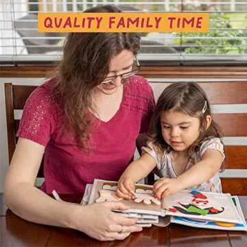 Mumoro Toddler Quiet Book - Educational Montessori Busy Book - Colorful Sensory Books for Toddlers - Kids Travel Toy with Interactive Activities - Soft Fabric Book for Boy, Girl - Preschool Felt Book