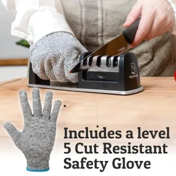 PriorityChef Premium Knife Sharpener for Effortless Cutting