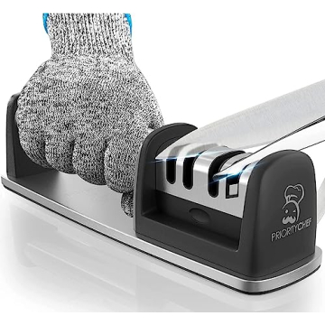 PriorityChef Premium Knife Sharpener for Effortless Cutting