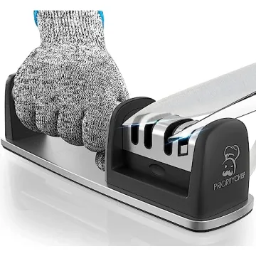 PriorityChef Premium Knife Sharpener for Effortless Cutting