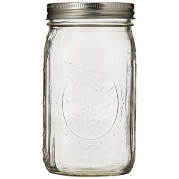 Jarden Ball Quart Mason Jar Wide Mouth 12-Pack for Preserves