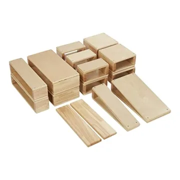 ECR4Kids Hollow Block Set for Kids 18-Piece Creative Toy
