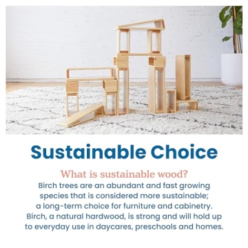 ECR4Kids Hollow Block Set for Kids 18-Piece Creative Toy