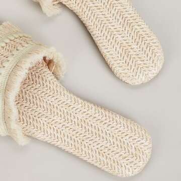 FRZTOUR Raffia Flat Sandals: Stylish Boho Beach Slides