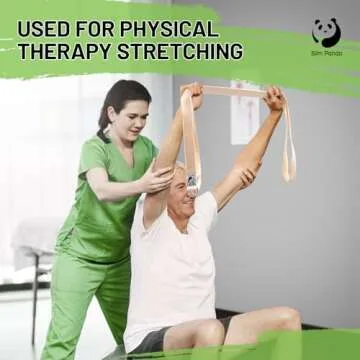 Slim Panda Yoga Strap for Fitness and Stretching