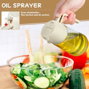 2 in 1 Oil Sprayer and Dispenser Set for Cooking
