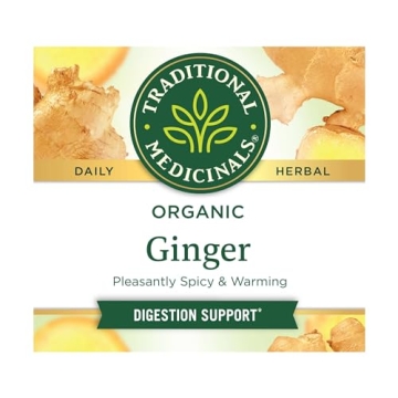 Traditional Medicinals Ginger Tea for Healthy Digestion