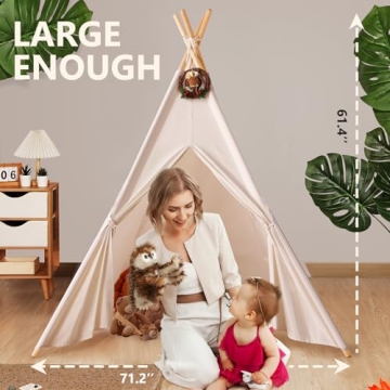 Sumbababy Teepee Tent - Safe Indoor & Outdoor Play