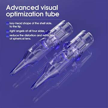 Mast Pro Cartridge Tattoo Needles Disposable 20Pcs of One Box Standard Size Round Liner 1201RL