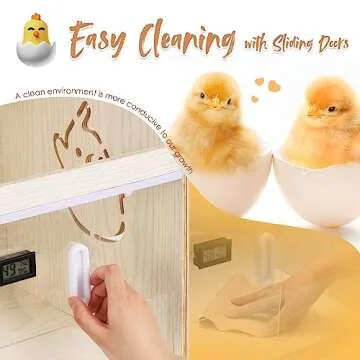 NEWTRY Chicken Brooder Box for Happy, Healthy Chicks