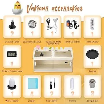 NEWTRY Chicken Brooder Box for Happy, Healthy Chicks