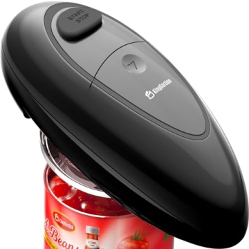 One-Touch Electric Can Opener for Seniors & Arthritis - Smooth Edge Gadget