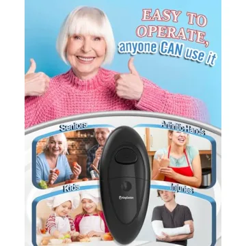 Electric Can Opener - Battery Operated & Easy to Use