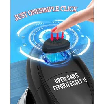 Electric Can Opener - Battery Operated & Easy to Use