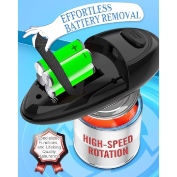 Electric Can Opener - Battery Operated & Easy to Use