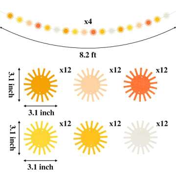 Delightful Boho Sun Garland for Memorable Celebrations