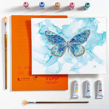 Yupo Paper L21-YUP197W912 White Sheets, 9" x 12", 10 count