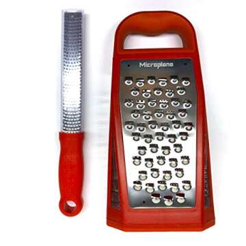 Microplane Grate Away Red 2 Piece Set for Effortless Grating