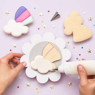 Sweet Sugarbelle, Bottle Coupler, Includes 2 8 oz., Frosting Tool for Cake and Cookie Frosting, Compatible with Frosting Piping Kit, Piping Bags, Piping Tips, Frost Form and More