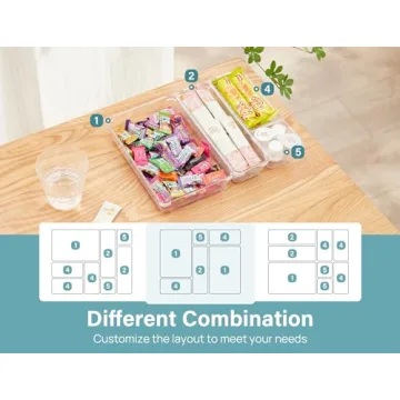 Kootek 28 Pcs Drawer Organizer Set for Every Space