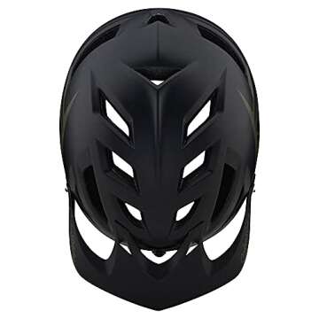 Troy Lee Designs Adult|All Mountain|Bicycle Half Shell A1 Helmet Drone (Navy/Olive, MD/LG)