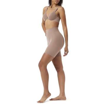 SPANXsculpt Seamless Power Mid-Thigh Short - Lightweight Core Shapewear for All-Day Support