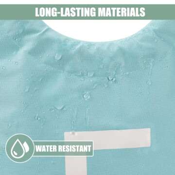 DOKEHOM 82L Large Laundry Basket, Collapsible Laundry Bag, Freestanding Tall Clothes Hamper, Foldable Washing Bin (Light Blue)