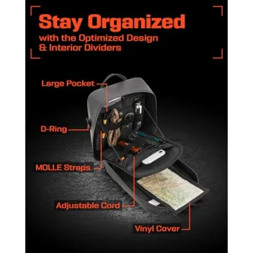 Waterproof Molle Pouch for EDC, Travel & Outdoor