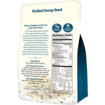 Manitoba Harvest Hemp Hearts Shelled Hemp Seeds - 24oz with 10g Protein and 12g Omega 3 & 6