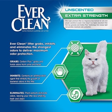 Ever Clean Extra Strength Unscented Cat Litter 14lb Box