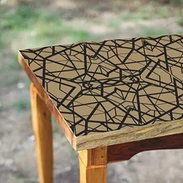 RoomMates Black and Gold Shatter Geometric Wallpaper