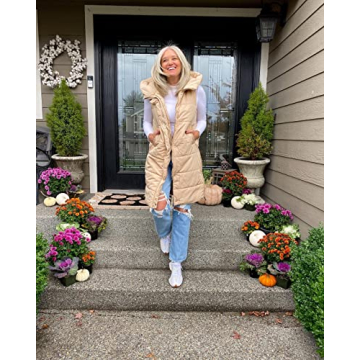 Inorin Women's Hooded Down Vest Lightweight Warm Fashionable