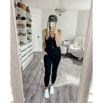 PRETTYGARDEN Women's Summer Jumpsuit with Pockets