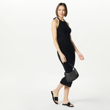 Jayla Crochet Halter Midi Dress - Snug Fit Summer Style