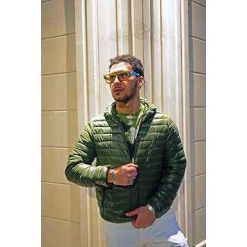 VISOONE Enhanced Version Rectangle Chic Preppy Look Blue Light Blocking Glasses for Women Men RIVER-LIGHTER