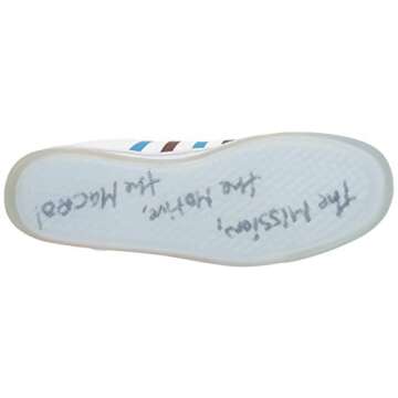 K-Swiss Men's Classic 88 Knit Clouds and Dirt Sneaker, White-Brown-Blue, 11 M US