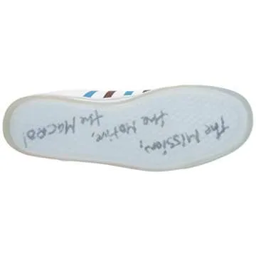 K-Swiss Men's Classic 88 Knit Clouds and Dirt Sneaker, White-Brown-Blue, 11 M US