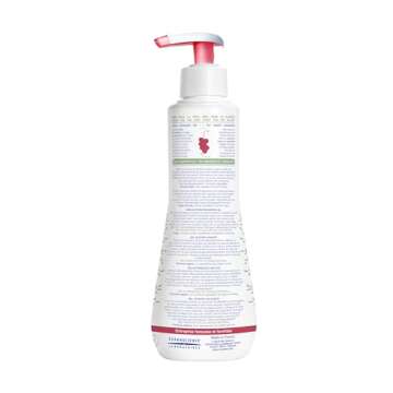 Mustela Baby Soothing Cleansing Gel - Hair & Body Wash for Very Sensitive Skin - with Natural Avocado Perseose & Schizandra Berry - Fragrance-Free - 10.14 fl. oz.