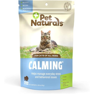 Pet Naturals Calming Chews for Cats - 30 Chews for Stress and Travel Relief