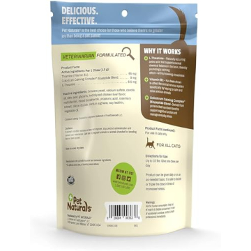 Pet Naturals Calming Chews for Cats - 30 Chews for Anxiety Relief